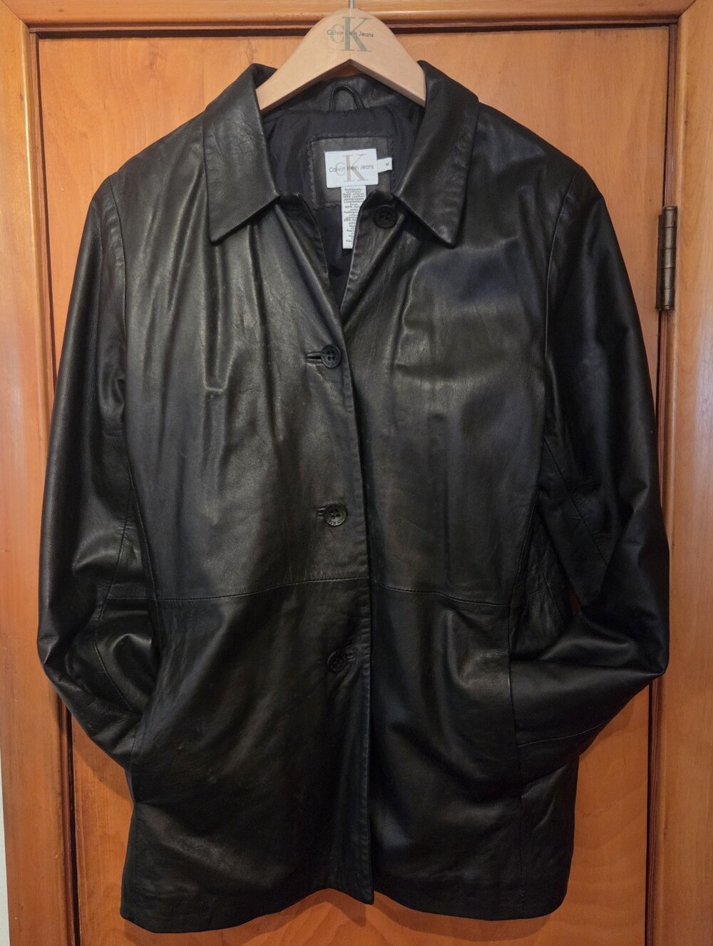 Vintage Calvin Klein Jeans Leather Jacket